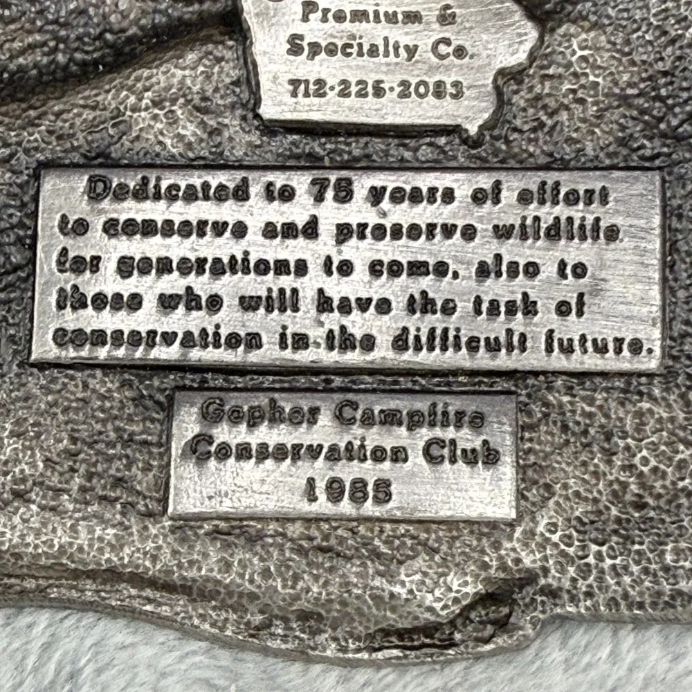 Limited Edition IOWA  Co.Gopher Campfire Club Geese Conservation‎